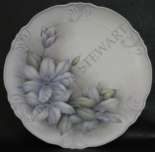 Clematis on Porcelain Tutorial